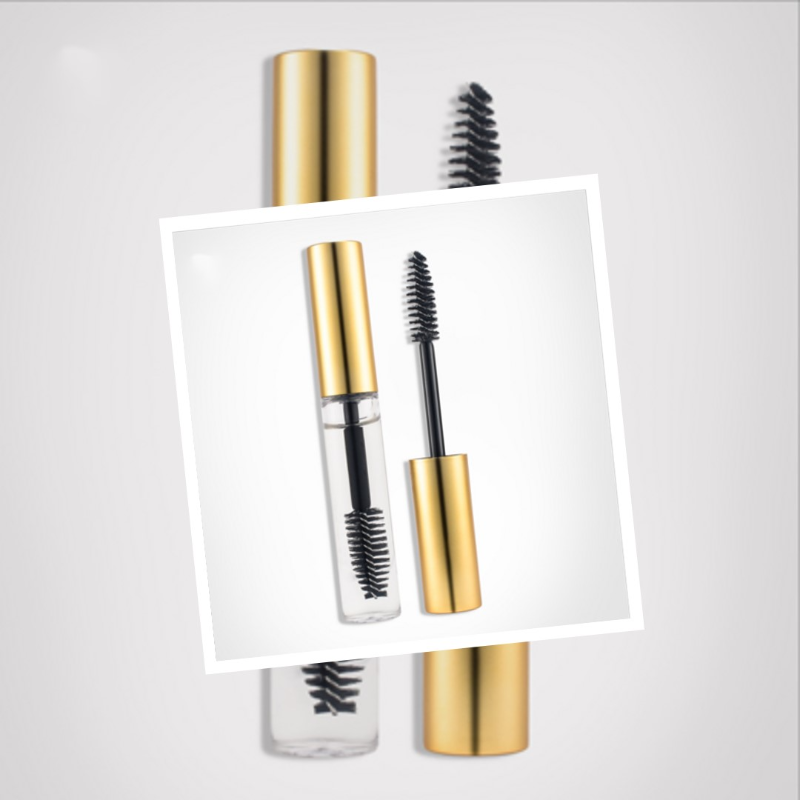 Private label waterproof long lasting eye brow gel matte gold tube,