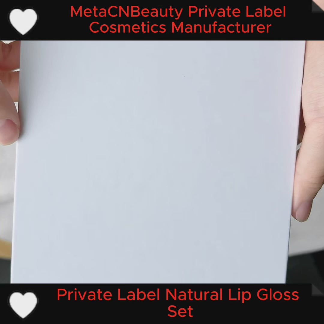 Private Label Natural Lip Gloss Set