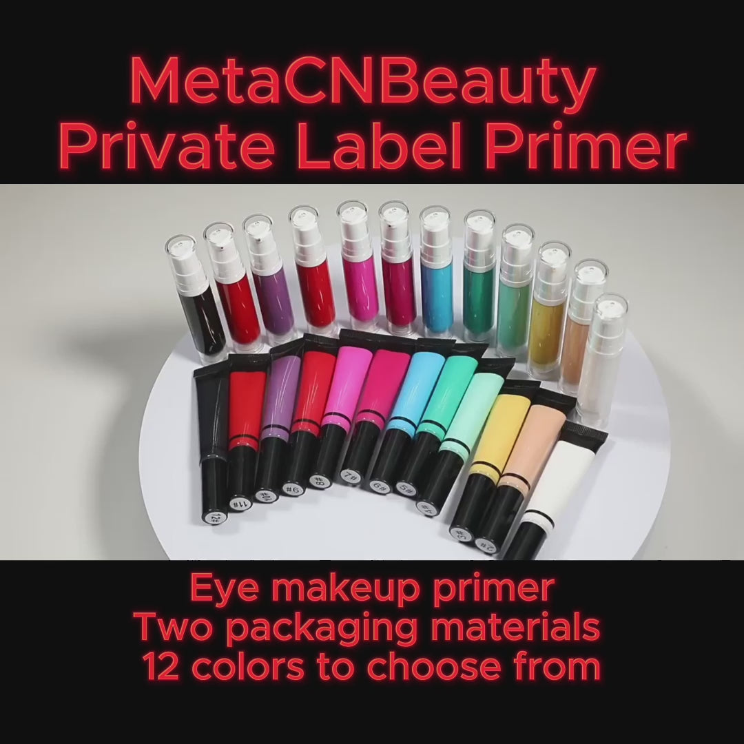MetaCNBeauty Private Label Eye Makeup Primer Video Display