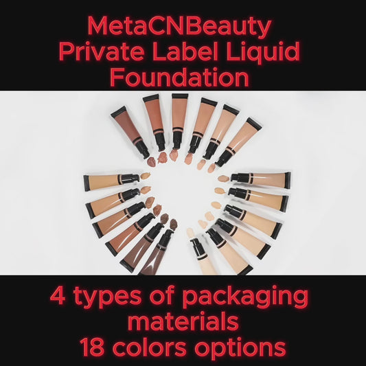 MetaCNBeauty Best Private Label Liquid Foundation Video Display