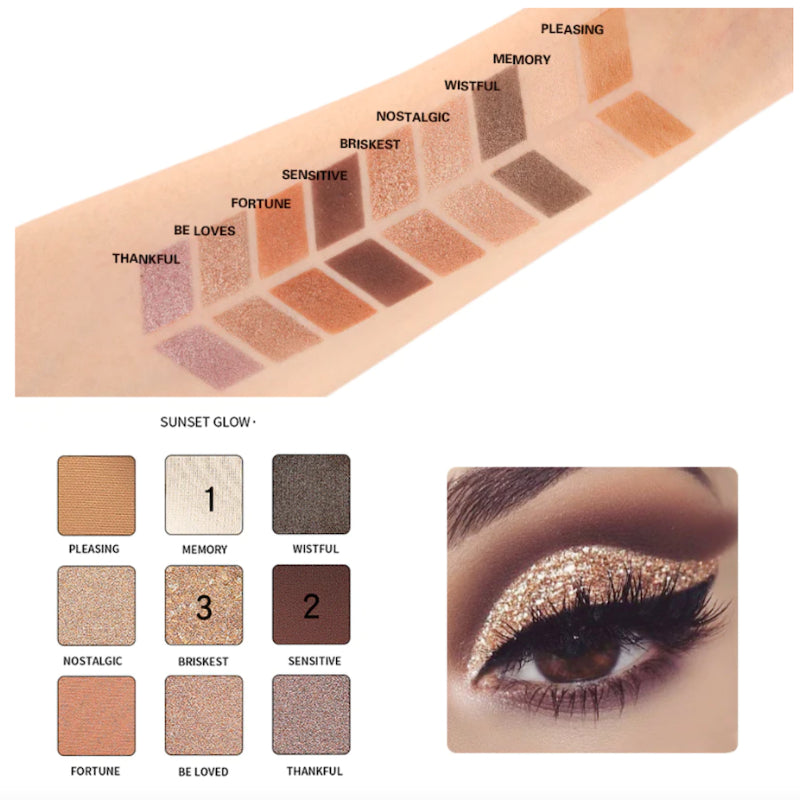 9 Colors Long Lasting Eyeshadow Palette