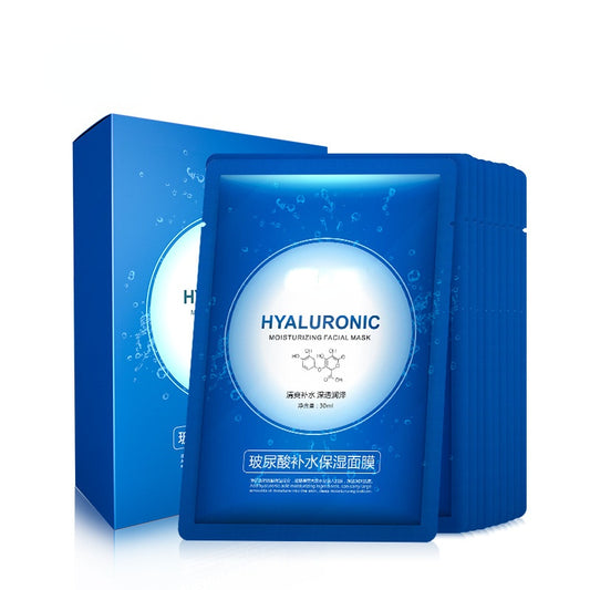 Hyaluronic Acid Hydrating Moisture Box Pack of 10 Masks
