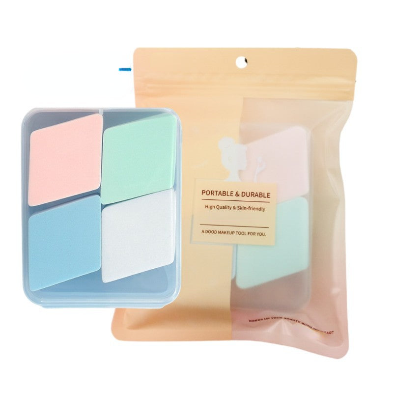 Dry and wet dual-use diamond puff