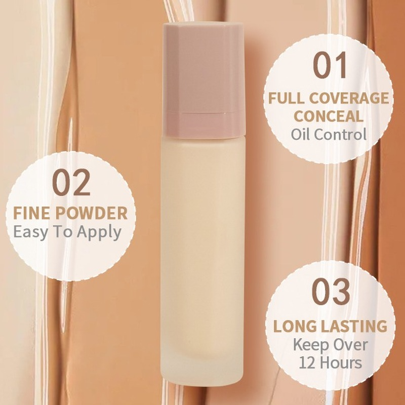 OEM ODM Color Change Waterproof Concealer foundation Private Label Liquid Full Coverage Foundation