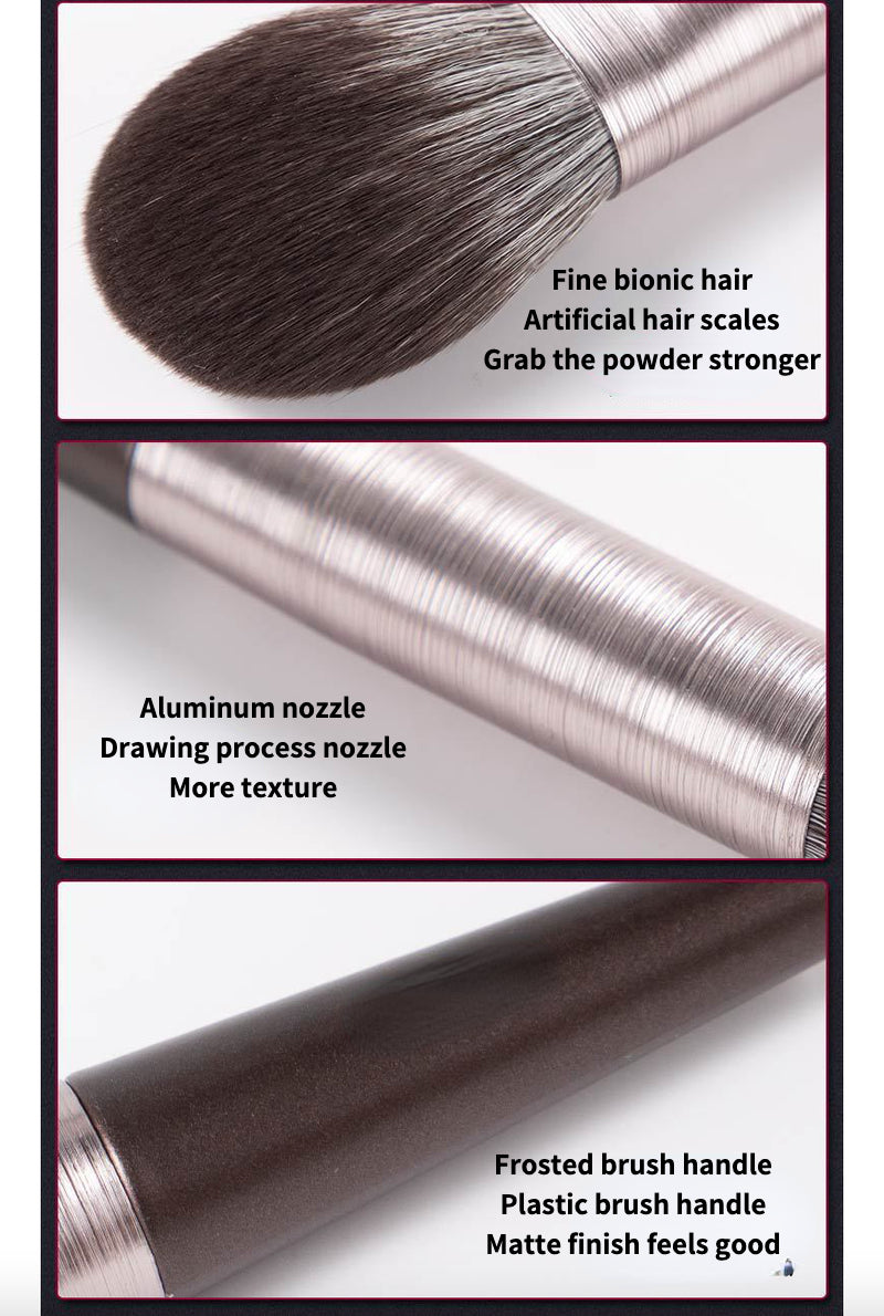 Fine bionic fiber hair makeup brushes