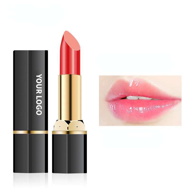 Moisturizing temperature color changing lip balm