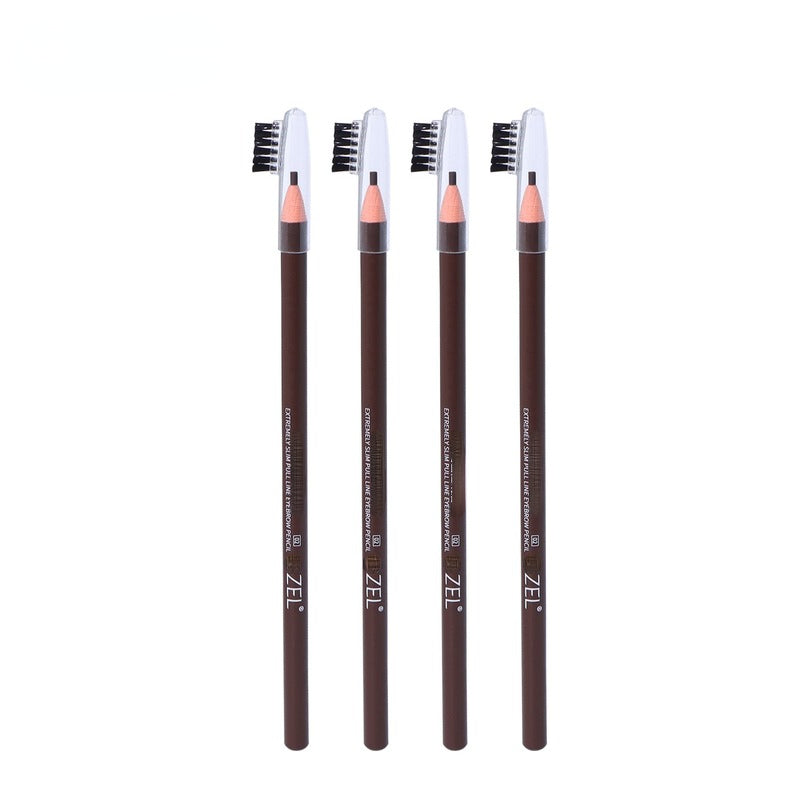 2mm ultra-thin pull wire waterproof and non-smudge eyebrow pencil