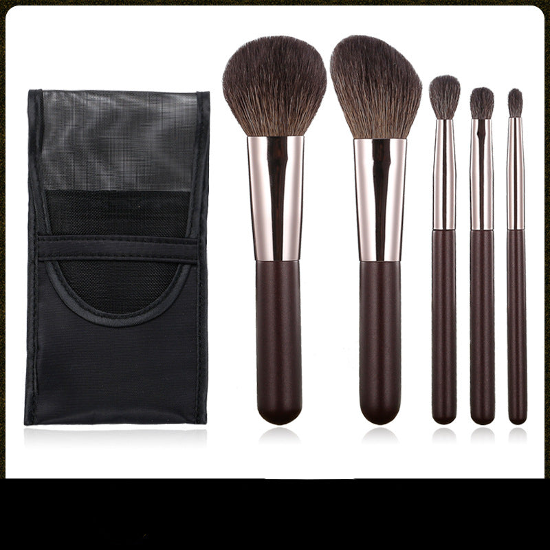 Pure Wool Mini Portable Makeup Brush Set