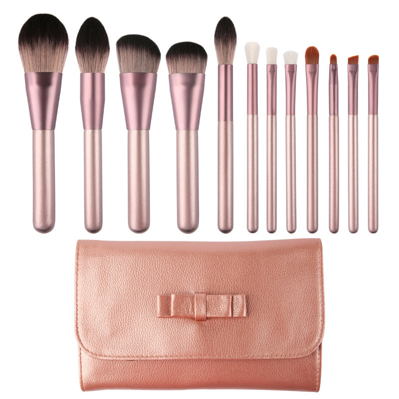 12 Small Grape Makeup Brush Set