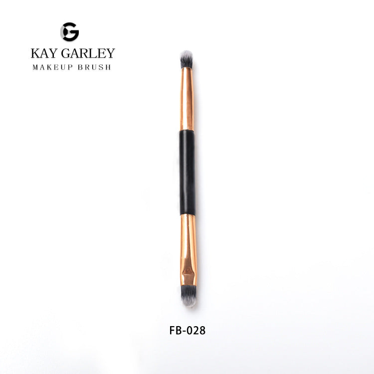 Eye shadow smudge double-ended brush