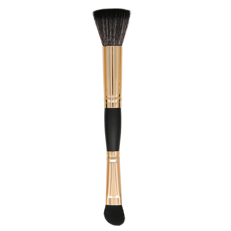 10 double-ended makeup brushes