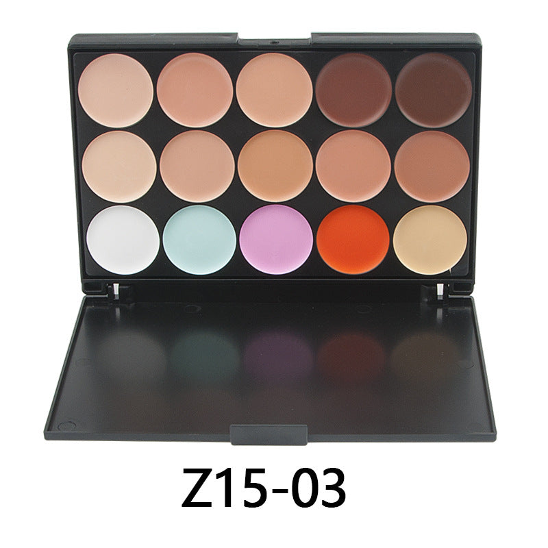 15 Color Concealer/Foundation Cream/Contour Cream (printable logo in small batches)