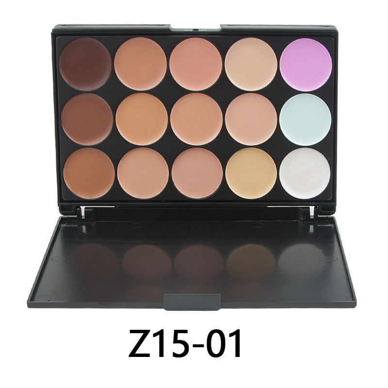 15 Color Concealer/Foundation Cream/Contour Cream (printable logo in small batches)