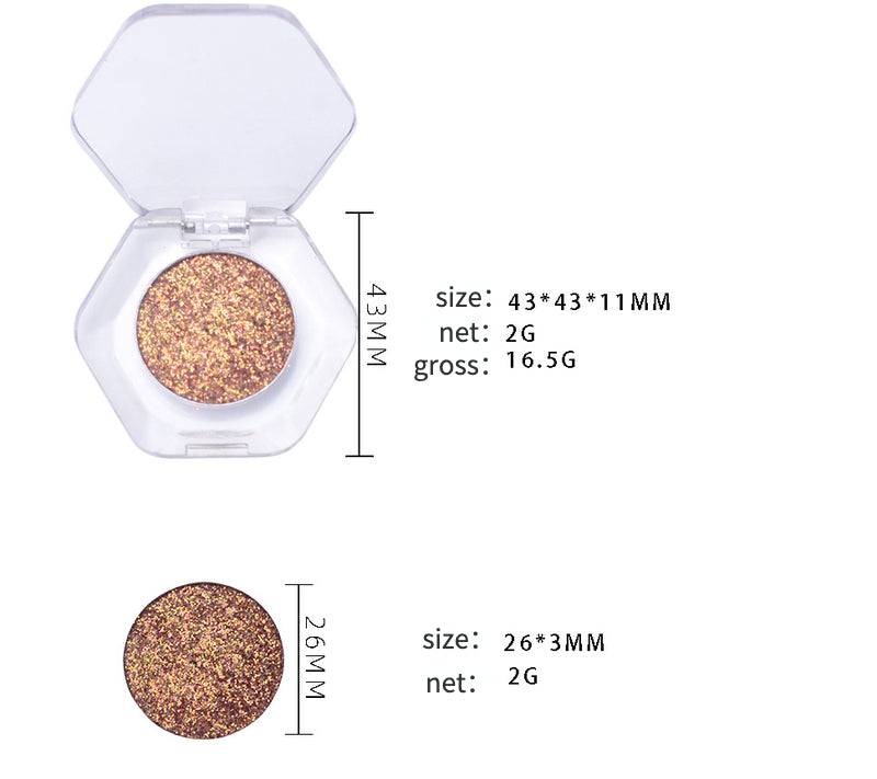 DIY Combination Pearly Matte Mono Eyeshadow (Printable Logo in Small Batch)