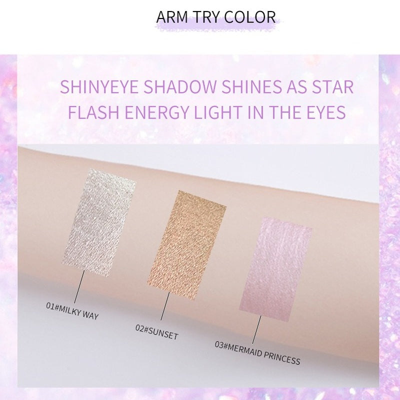 Spot no logo pearlescent monochrome liquid eye shadow