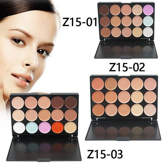 15 Color Concealer/Foundation Cream/Contour Cream (printable logo in small batches)