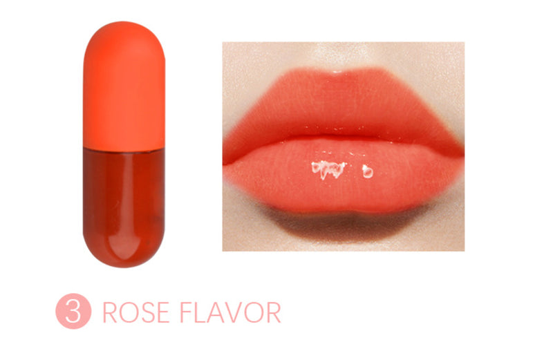 Repair moisturizing fade lip wrinkles lip plumping essence lip oil (small batch can print logo)