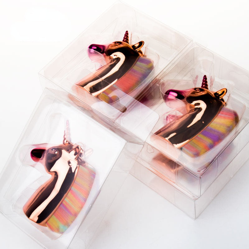 Rose Gold Unicorn Makeup Brush