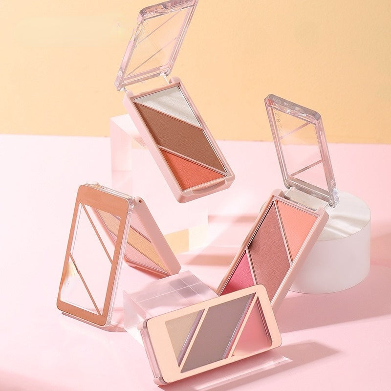 Shadow highlighter blush