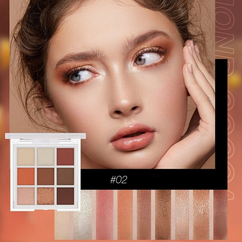 Matte Pearlescent Highlight Nine Eyeshadows