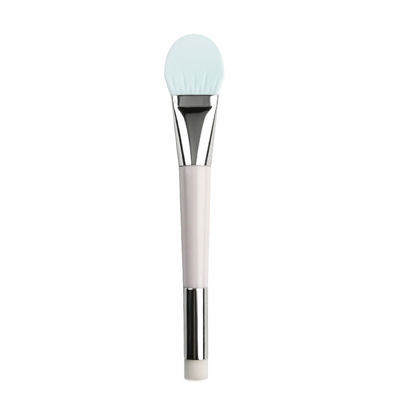 Double-ended silicone mask brush