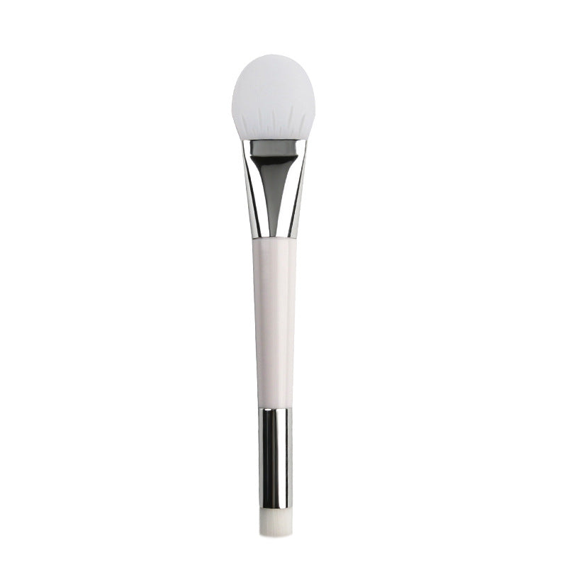 Double-ended silicone mask brush