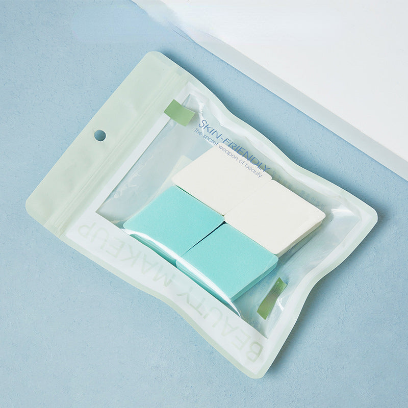 Dry and wet dual-use diamond puff