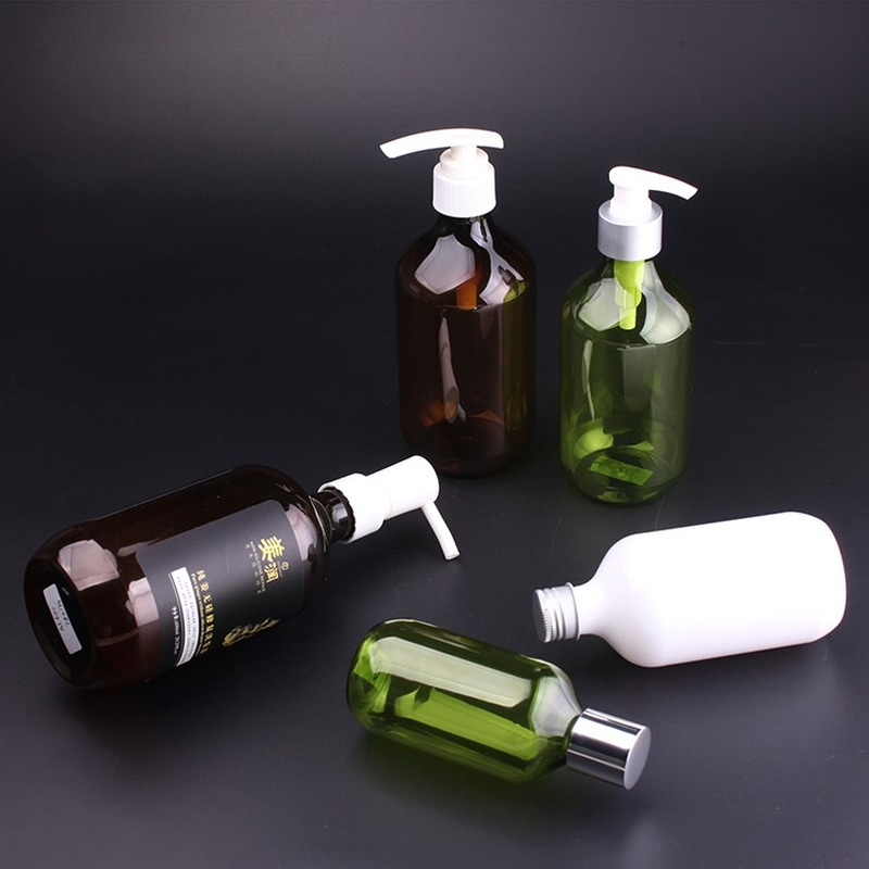 PET plastic biodegradable shampoo bottle