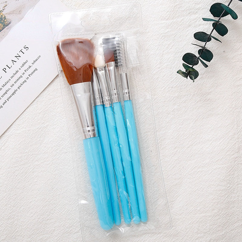New Small 5 Makeup Brush Set