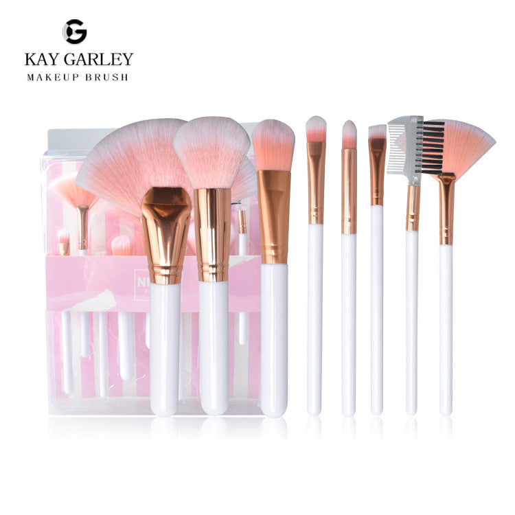 Makeup Brush 8 Makeup Set Box