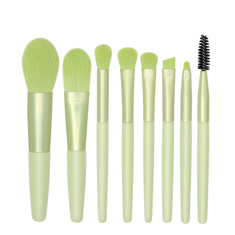 Set of 8 Morandi Matte Mini Makeup Brushes