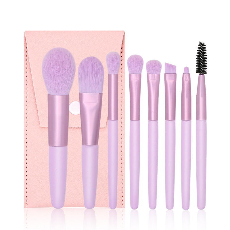 Set of 8 Morandi Matte Mini Makeup Brushes