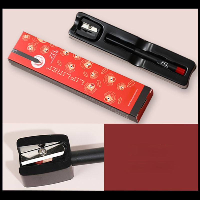 Waterproof and sweatproof matte velvet mist 3D makeup lip liner