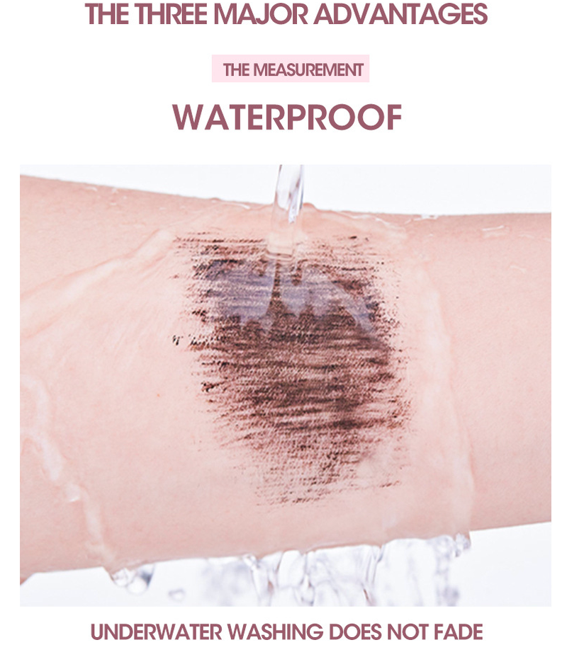 Thick curling slender waterproof anti-sweat mascara case (printable logo in small batches)