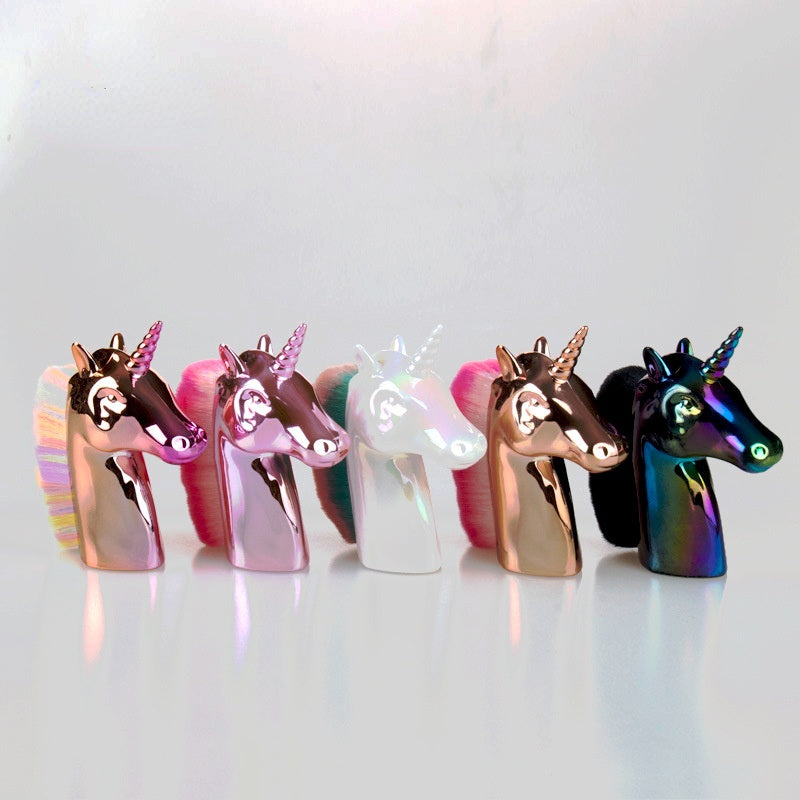Rose Gold Unicorn Makeup Brush