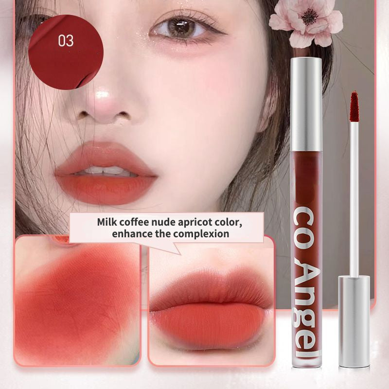 Lightsheer and not easy to dip cup matte velvet water mist lip gloss