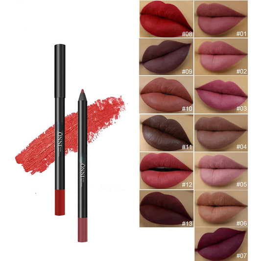 Moisturizing Matte Velvet 13 Color Lip Liner
