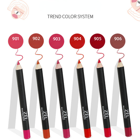 Waterproof and sweatproof matte velvet mist 3D makeup lip liner