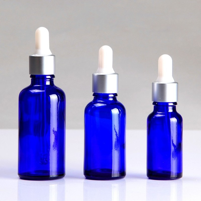 Amber Glass Dropper Oil Bottle for Hair