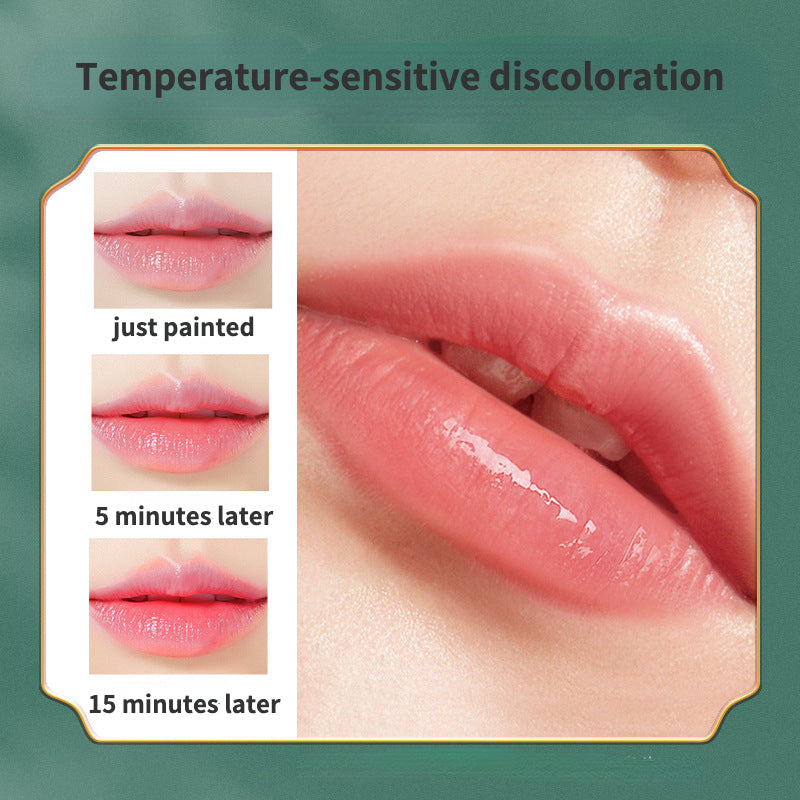 Hydrating moisturizing anti-drying repairing temperature-sensitive discoloration lip balm