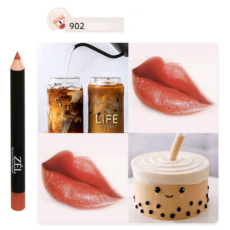 Waterproof and sweatproof matte velvet mist 3D makeup lip liner