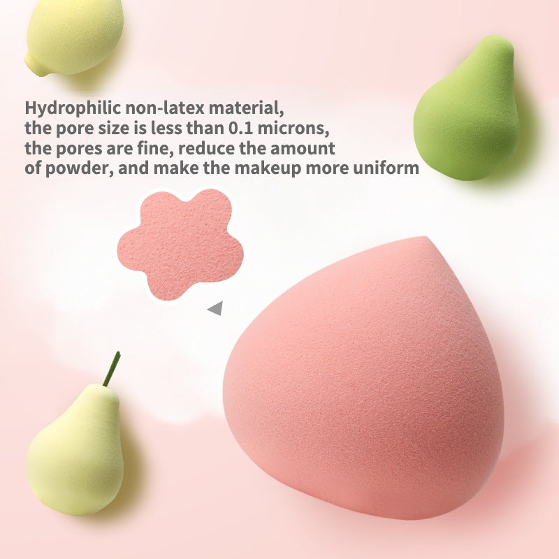 High quality super soft Q bomb fruit shape beauty blender