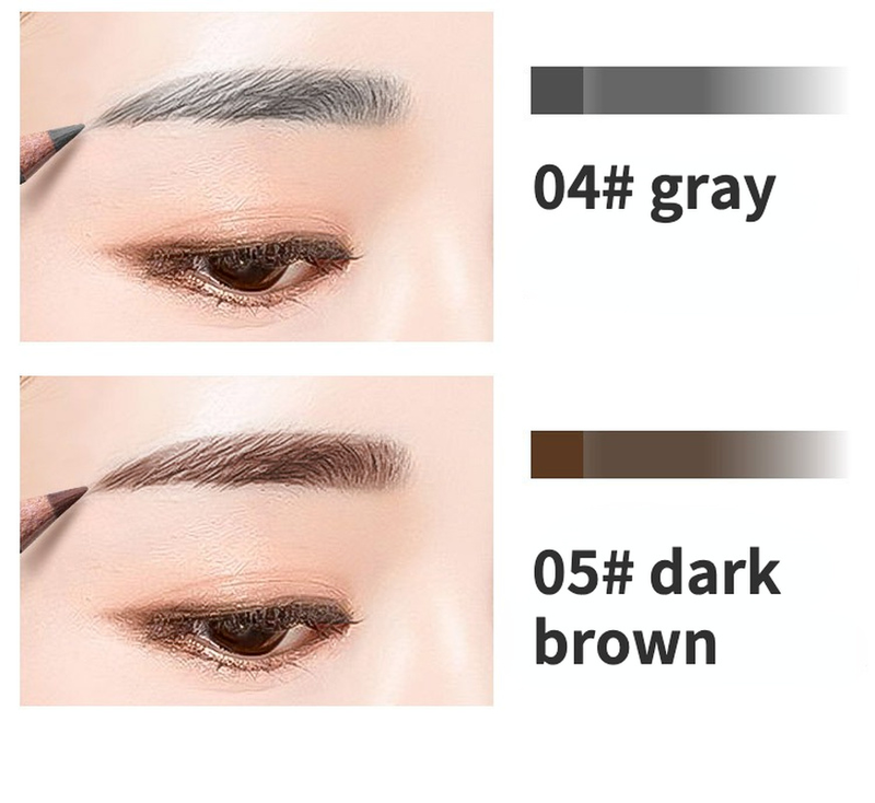 Carbon Refill Waterproof and Sweatproof Wood Eyebrow Pencil