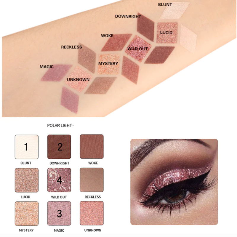 9 Colors Long Lasting Eyeshadow Palette