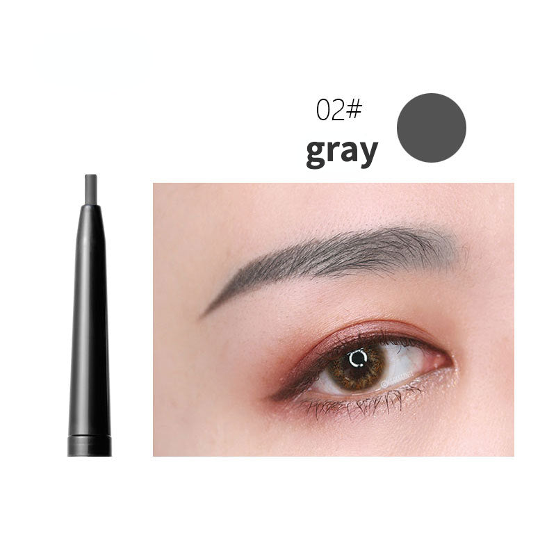 Self-rotating waterproof ultra-fine eyebrow pencil
