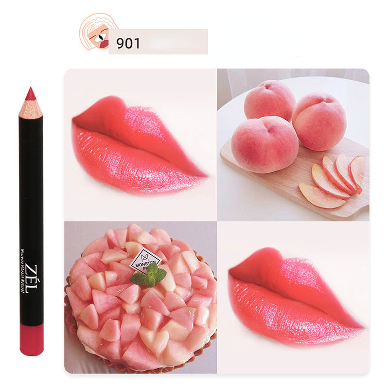 Waterproof and sweatproof matte velvet mist 3D makeup lip liner