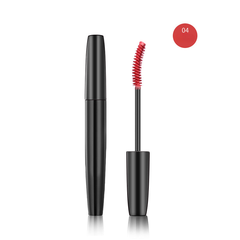 No logo thick slender waterproof and sweatproof color mascara