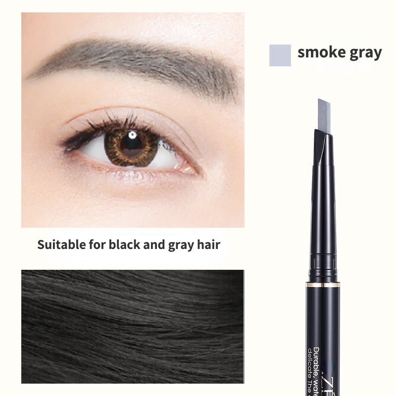 Double-ended waterproof and sweat-proof automatic eyebrow pencil