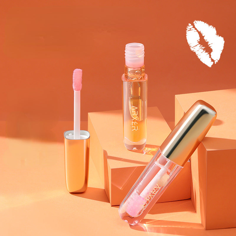 Anti-drying temperature sensitive color-changing lip oil