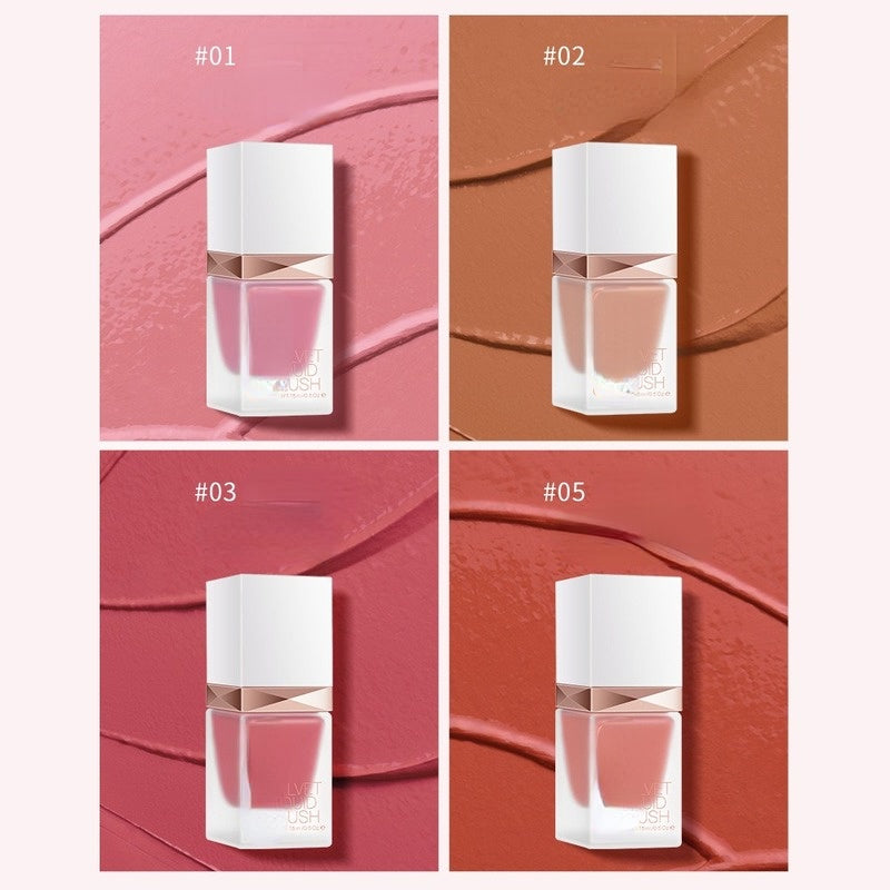 Natural color liquid blush